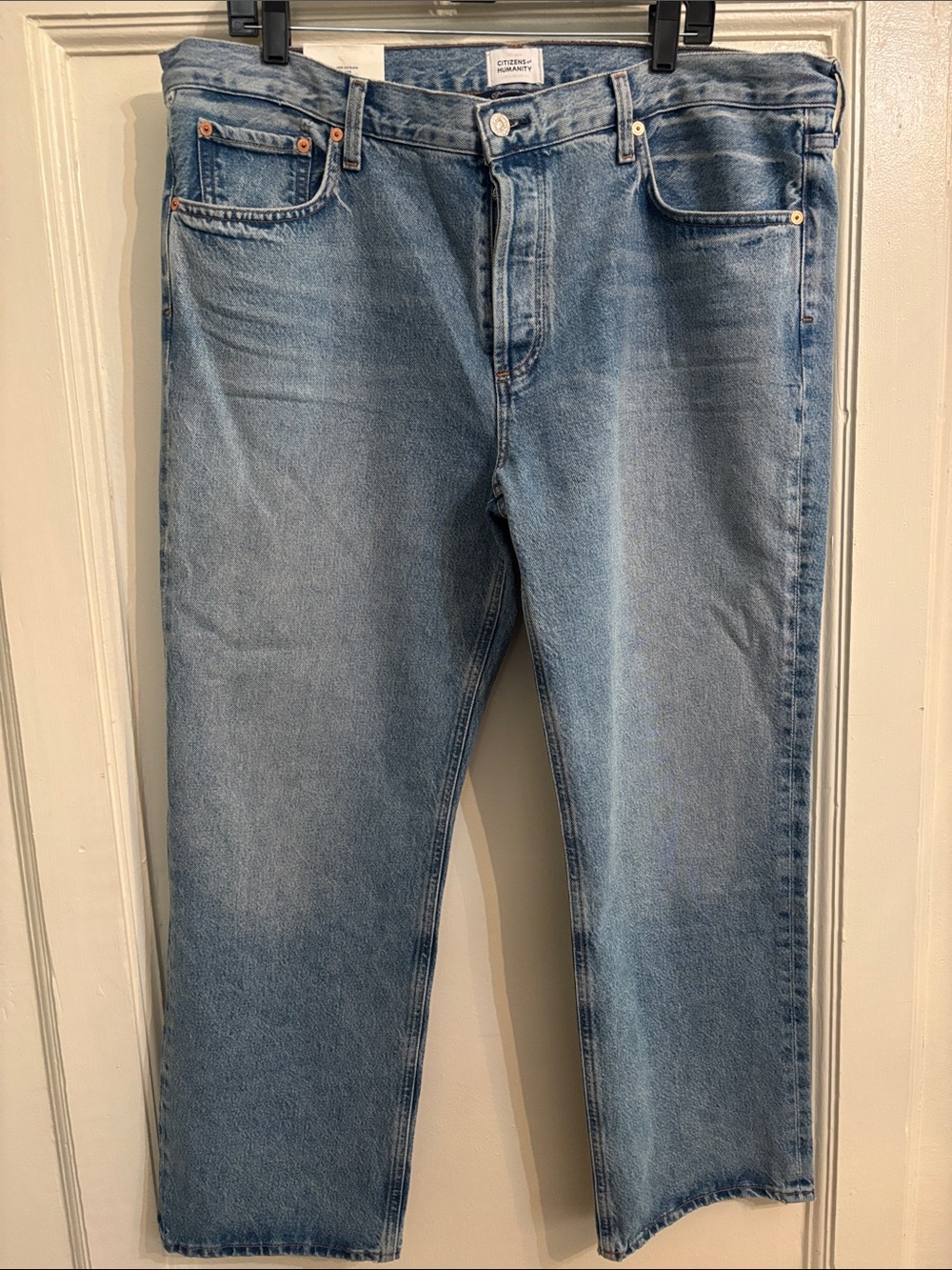Citizens Of Humanity Light Blue Straight Leg Jeans